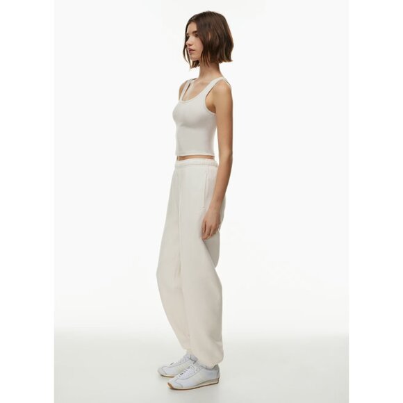 Aritzia Cozy Sweatfleece Mega Jogger Light Birch NWT - Picture 6 of 7